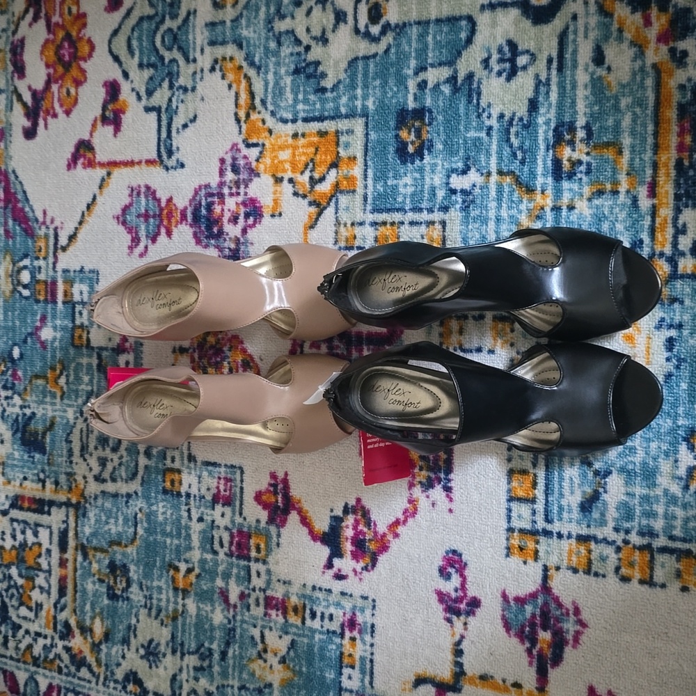2 pairs of heels